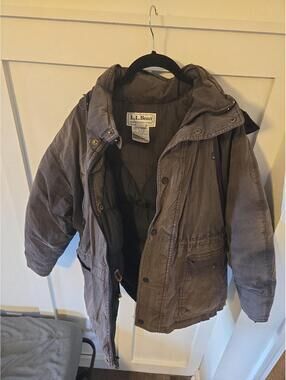 Vintage L.L. Bean Baxter State Parka Kids 14-16 Goose Down Insulated Jacket